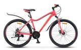 Велосипед 26' рама женская, алюминий STELS MISS-6000 MD диск, розовый, 21 ск., 15'